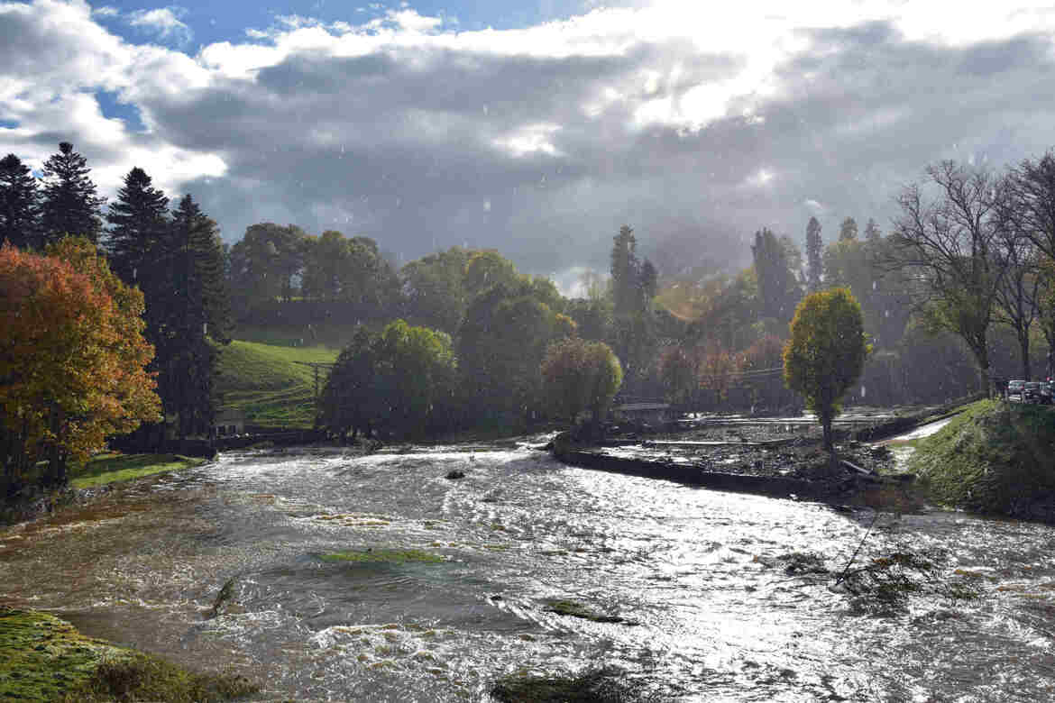 Le Lignon en crue