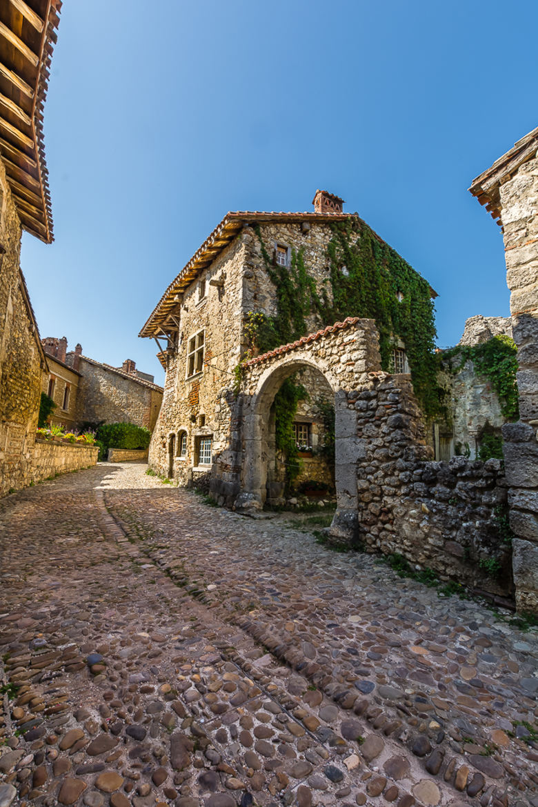 Pérouges, la sortie...