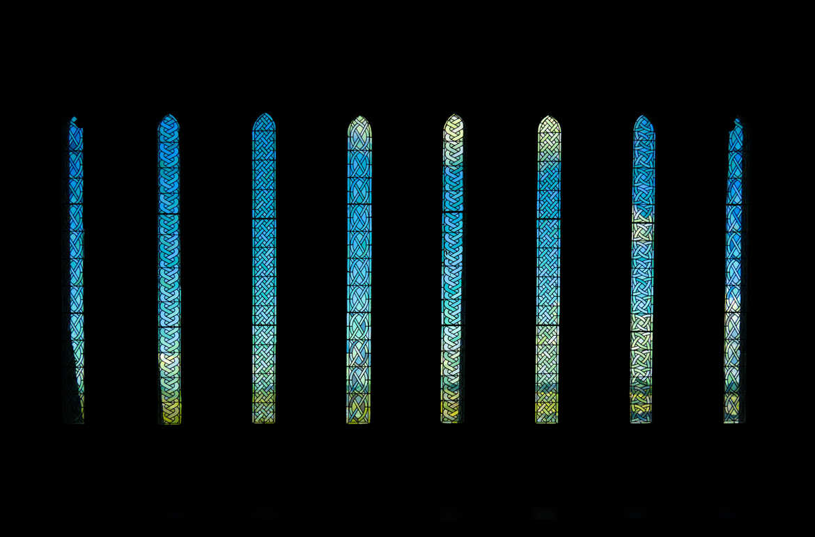 Vitraux de l'abbaye du Mont-Saint-Michel