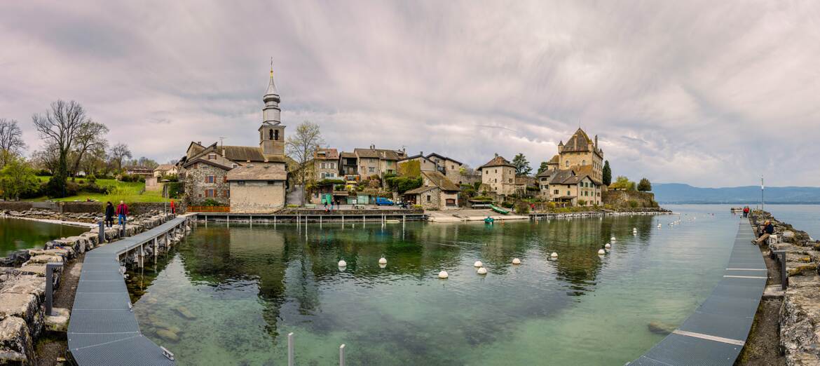 Yvoire par le ponton