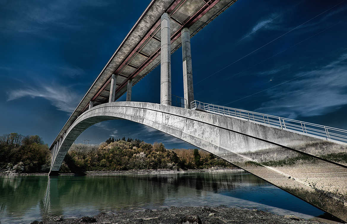 Le pont de la riviere Rance