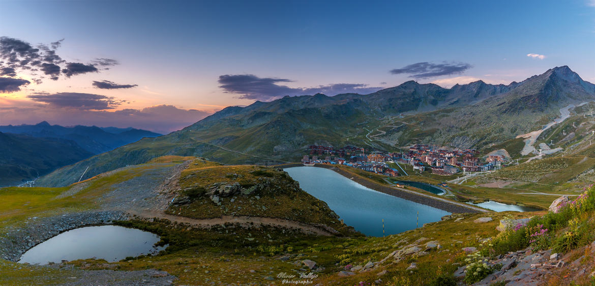 Les troics lacs de Val Thorens