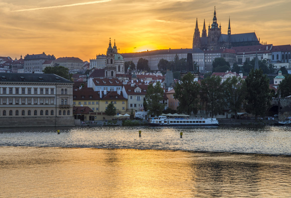 Couché de soleil à Prague deuxième tentative