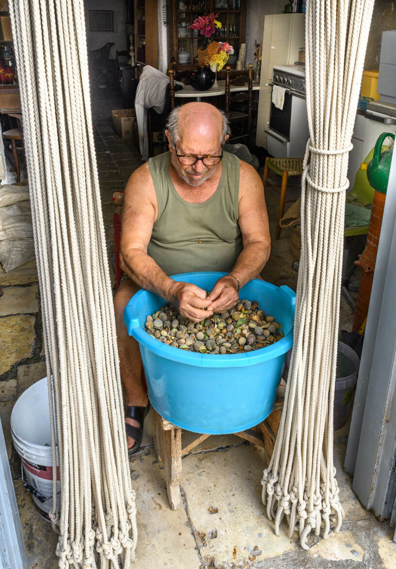 Préparation des amandes