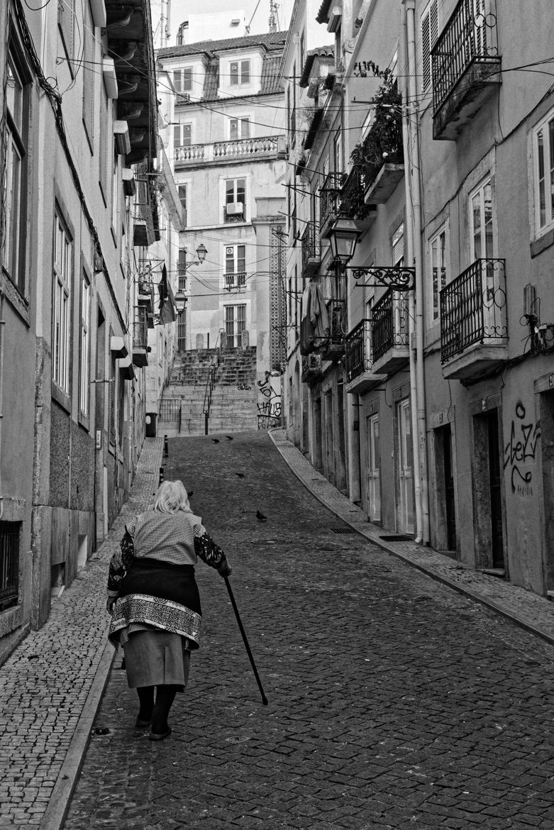 ville dame dans Lisbonne