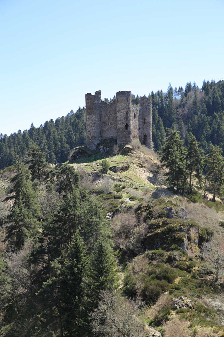 Château d'Alleuze (Cantal)