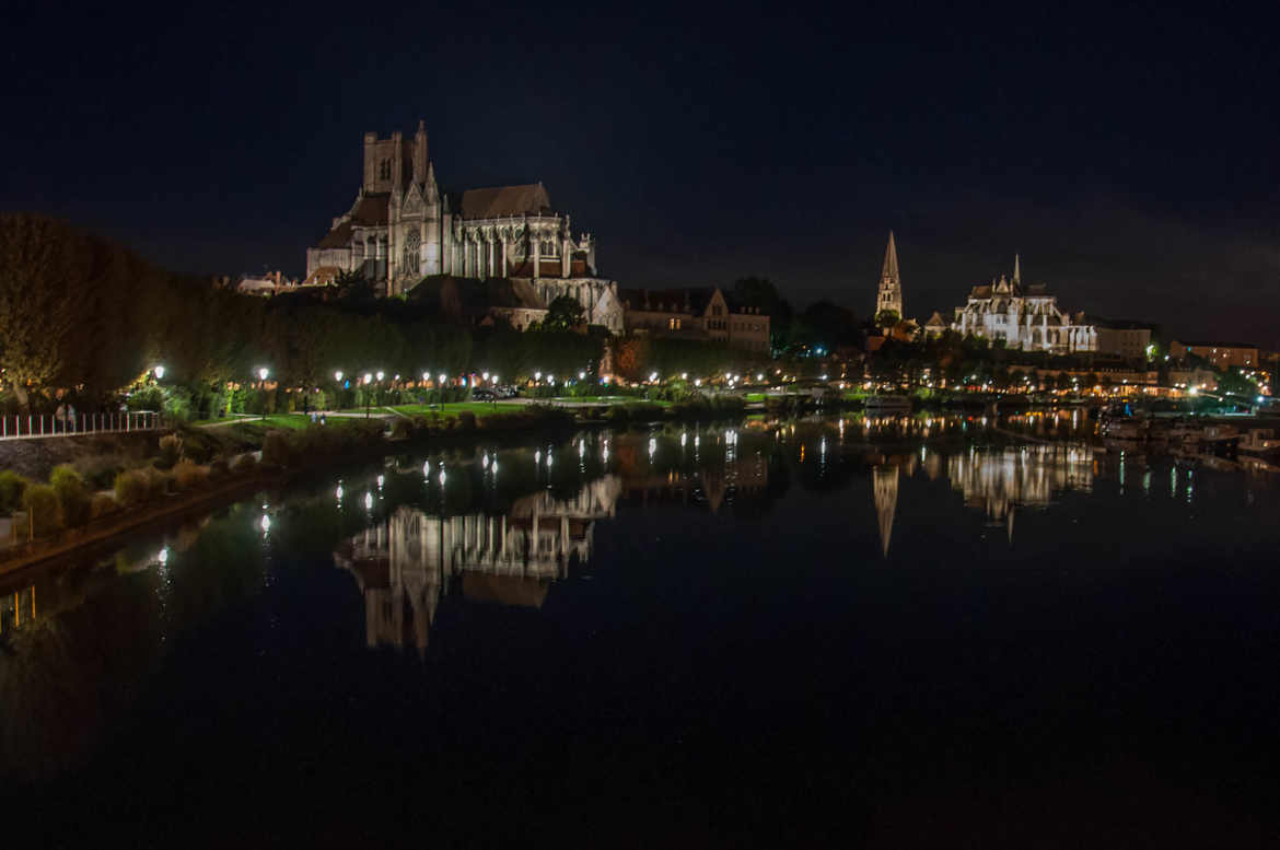 La Cathédrale et l' Abbaye de nuit