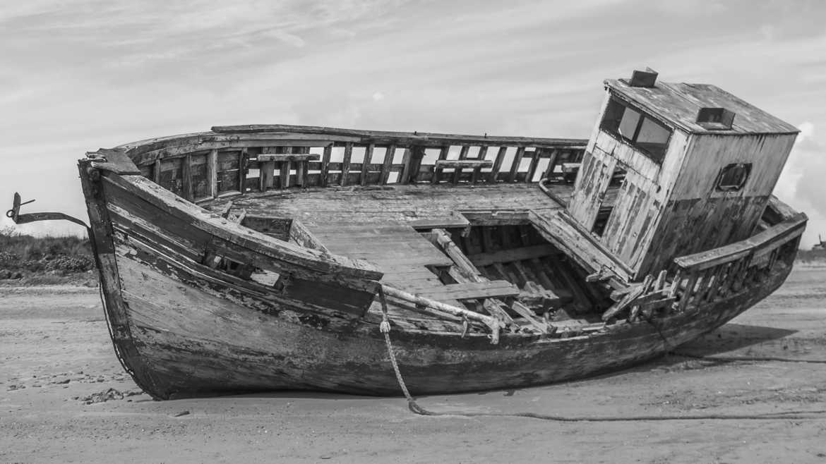 Seul sur le sable