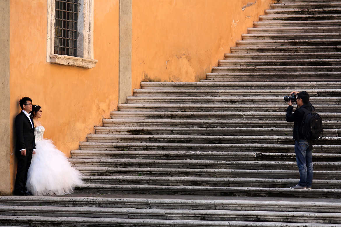 Concours Photo - Escaliers - Mariage à Rome par Nougarede