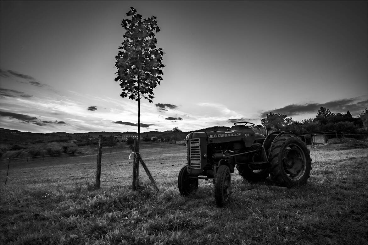 Vieux tracteur