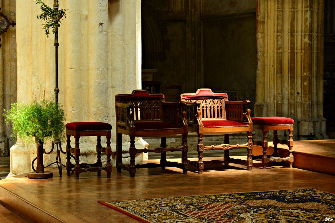 Lumière divine dans l'Abbatiale