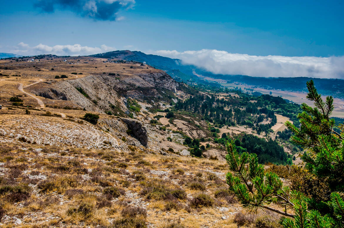 Beau pano. sur Caussols.