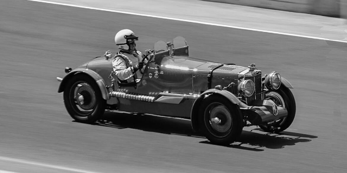 La grand mère en course