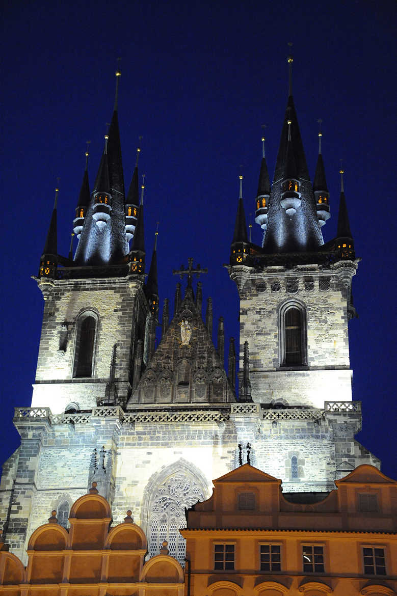 Fléches de Notre-Dame-du-Tyn. Prague