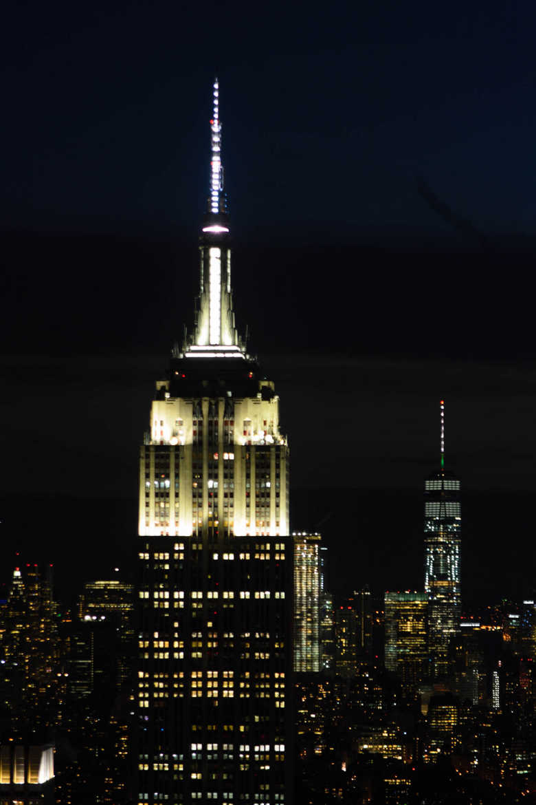 empire state by night