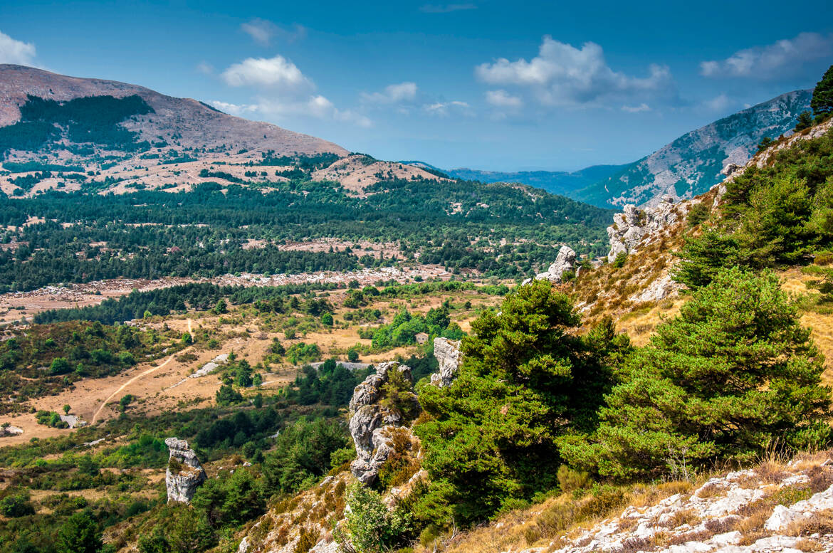 Plongée sur la vallée