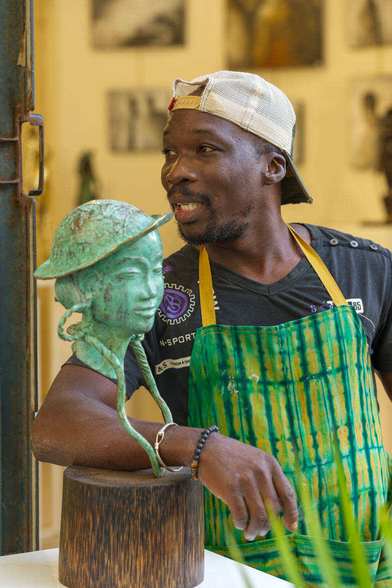 Sur le pas de la porte