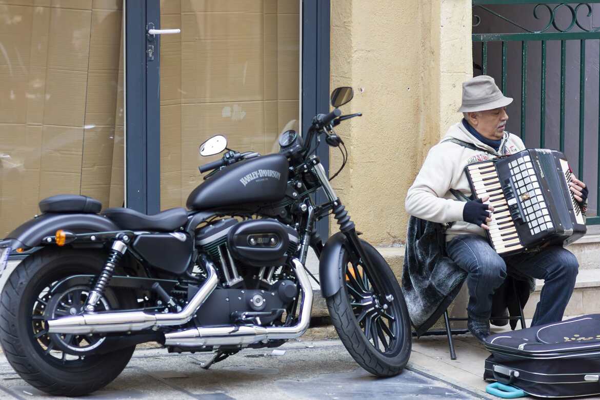 L'homme à la moto