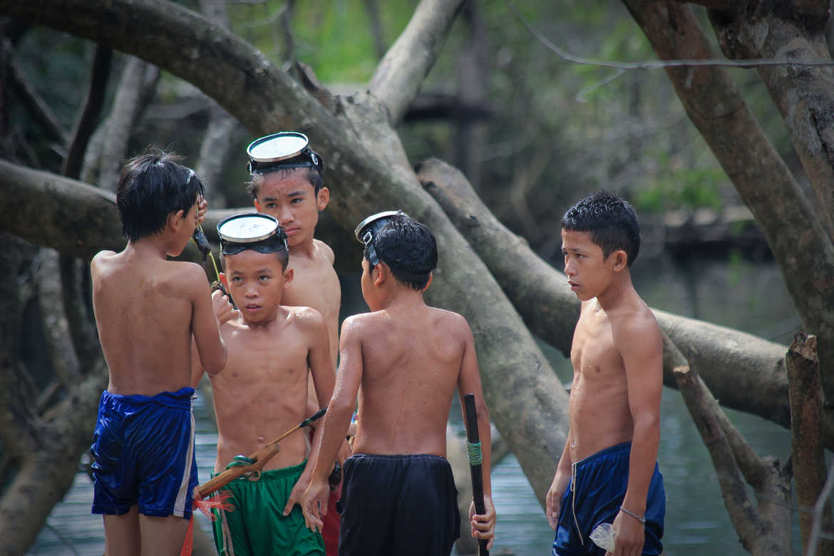 Pêche au harpon