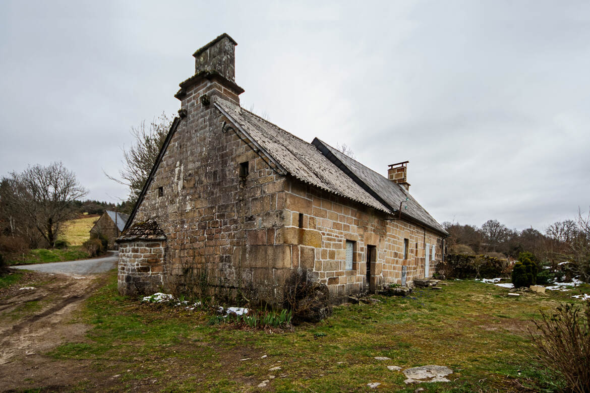 Longère et son four