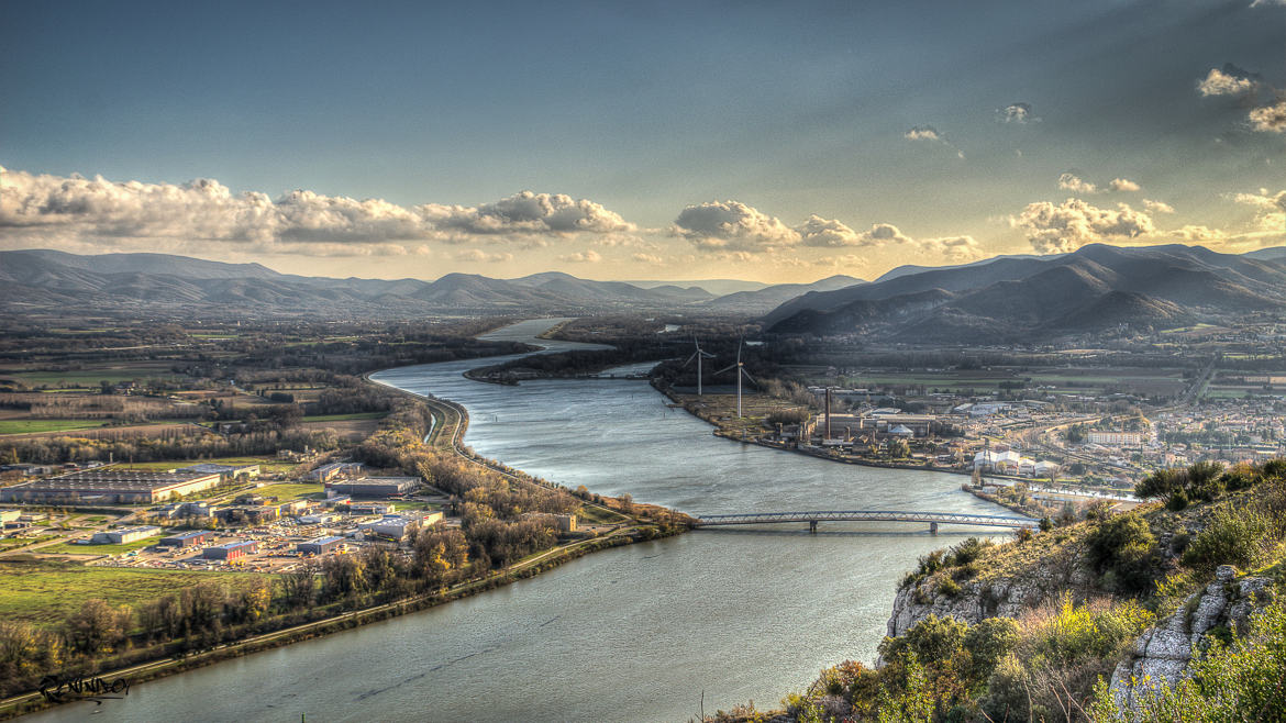 vue sur le Rhône (HDR)