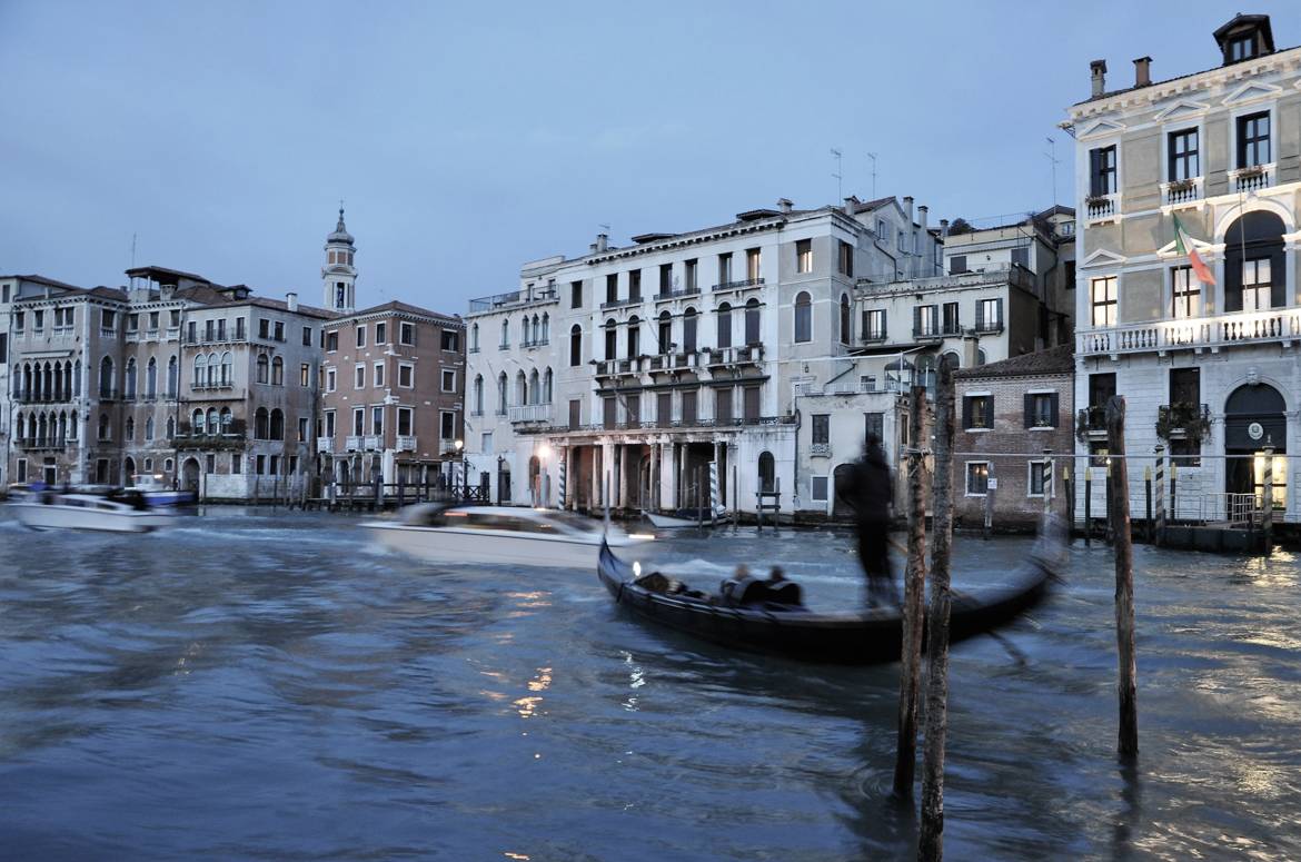 Le Grand Canal à la tombée du jour