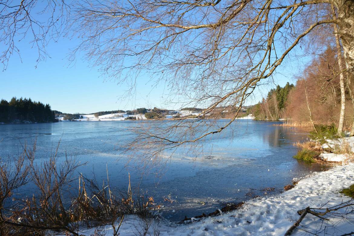 Le lac gelé