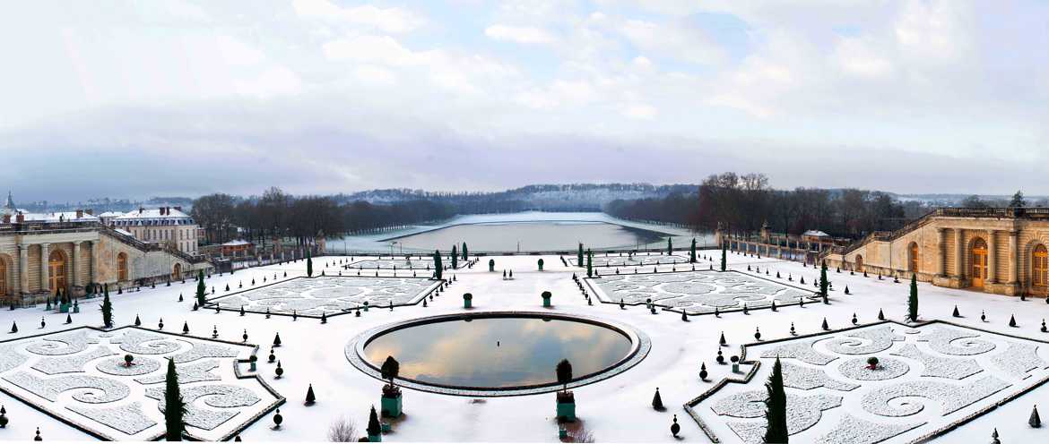 Versailles sous la neige