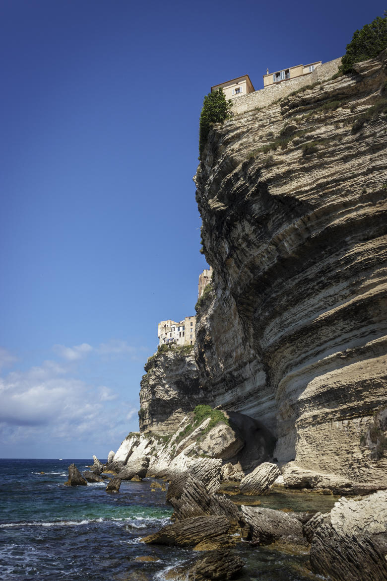 au pied des falaises de Bonifacio