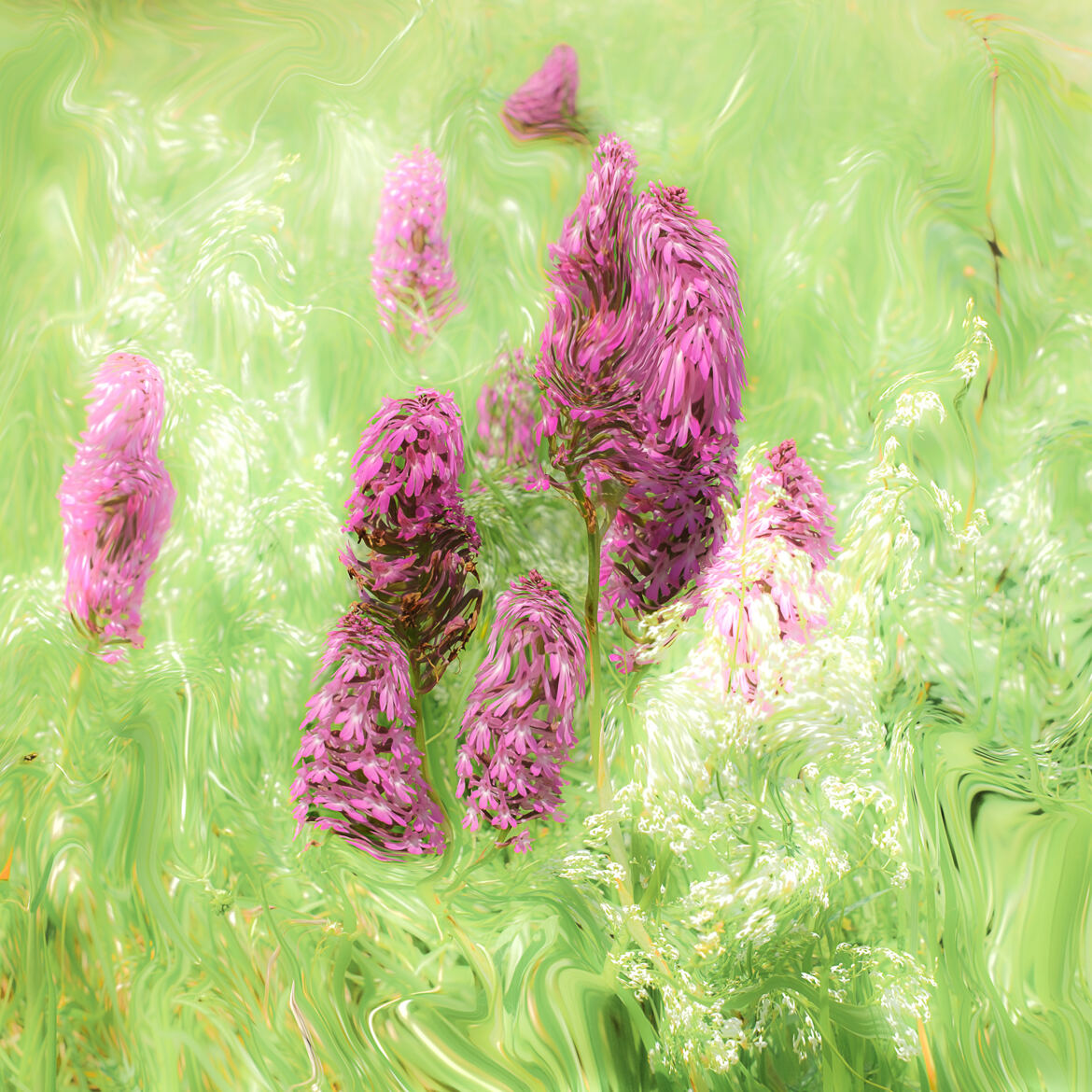 Orchidées Vangoghienne