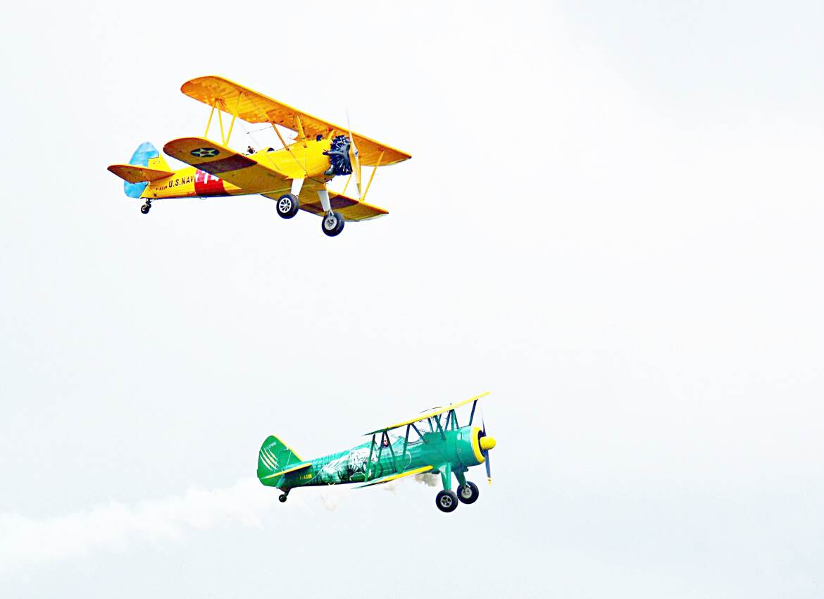 Dans le ciel de La Ferté Alais