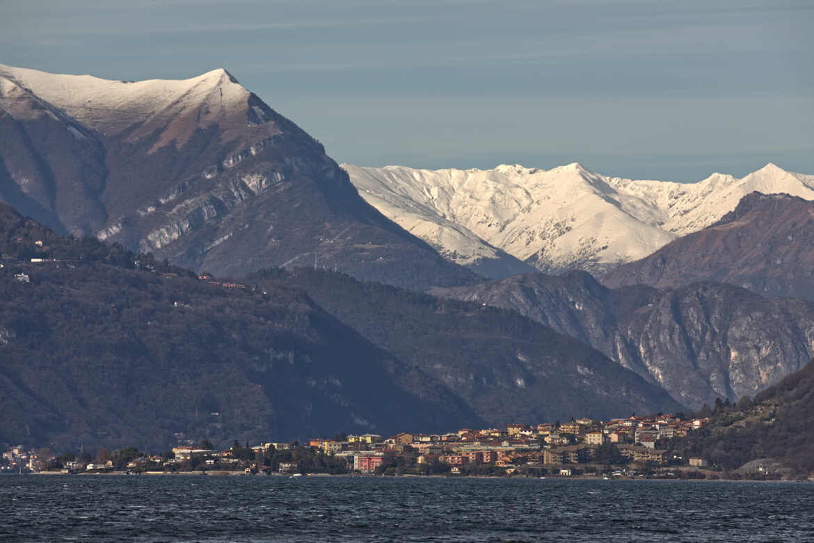 Au dessus du lac de Come