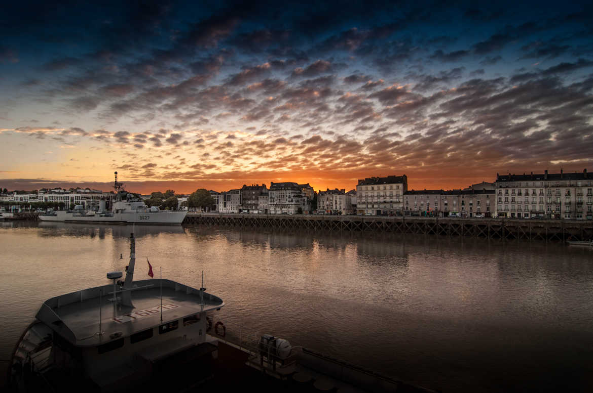 Un soir au port de Nantes