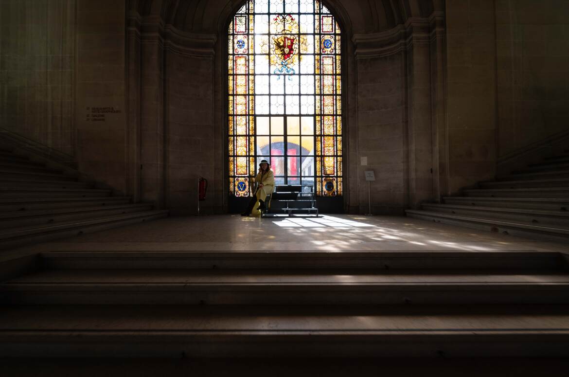 les marches du Palais