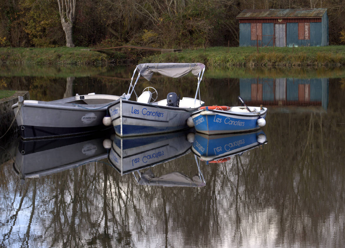 Reflets sur la Charente...