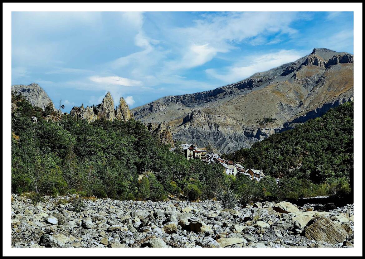 Dans le Mercantour après une longue marche.