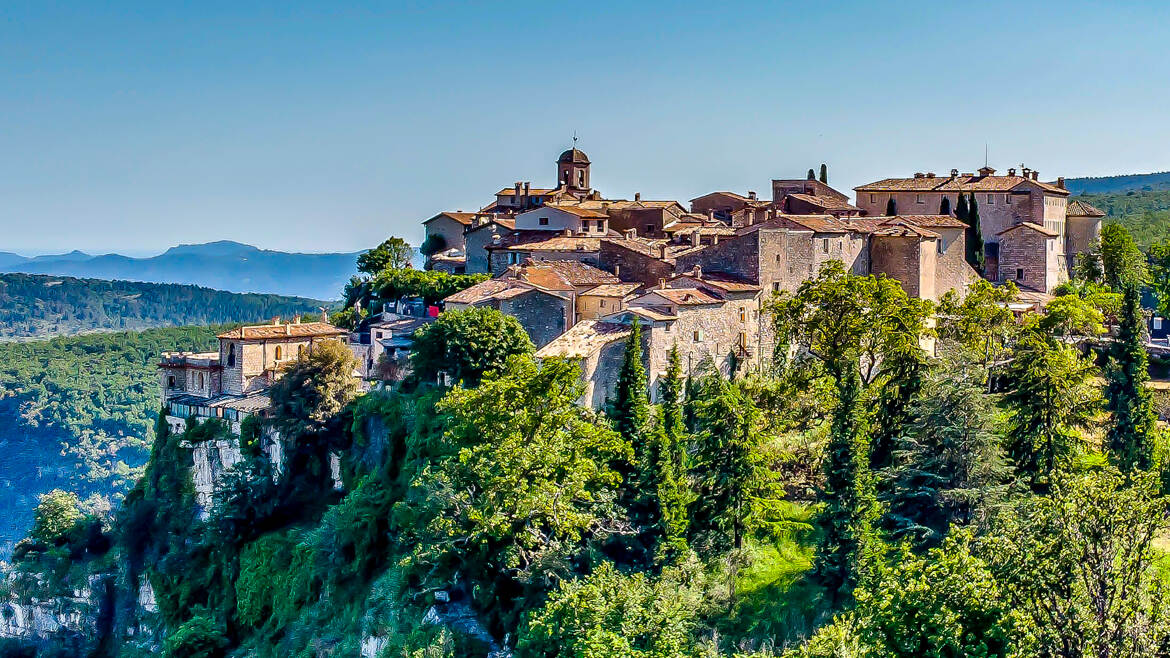 Gourdon avec mon Drone