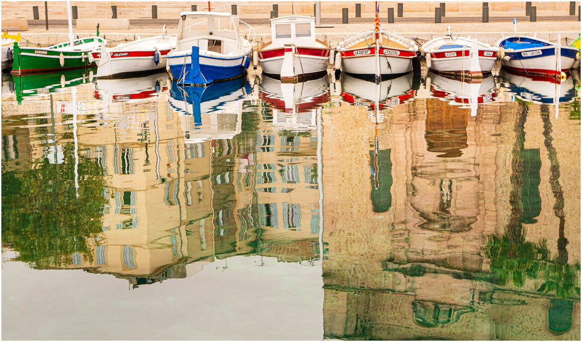 Reflets sur le port de La Ciotat