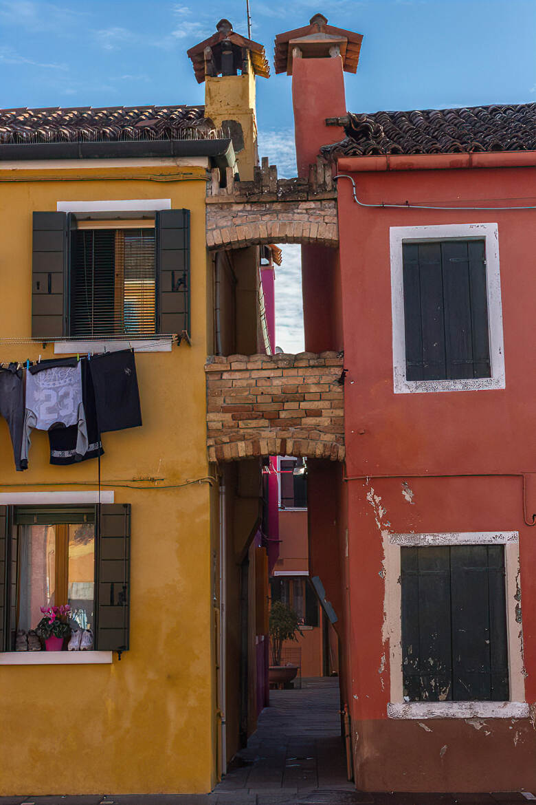 Les maisons colorées de Burano
