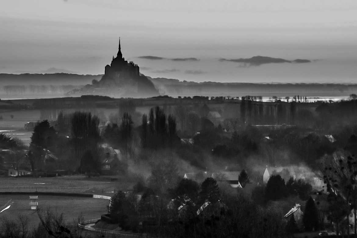 Brume sur le Mont St Michel