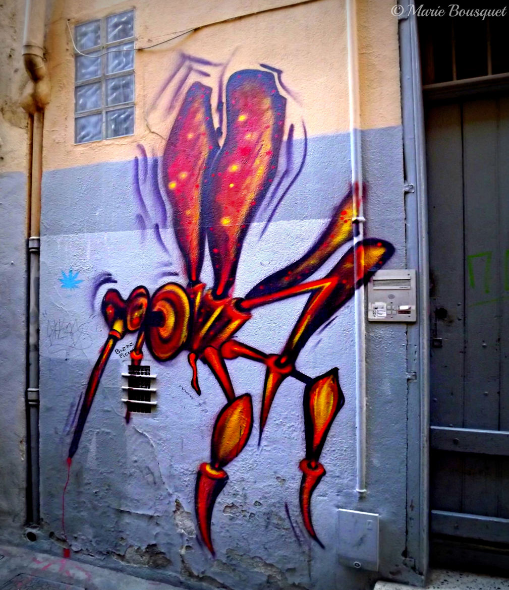 Street art : le moustique