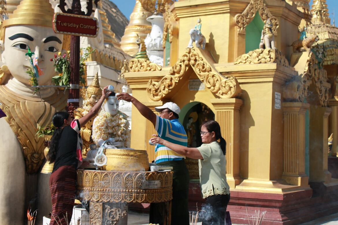 La pagode Shwedagon