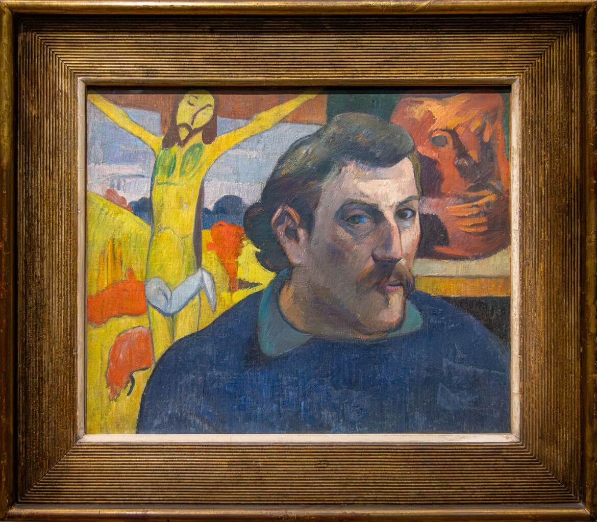 Portrait de l’artiste au Christ jaune