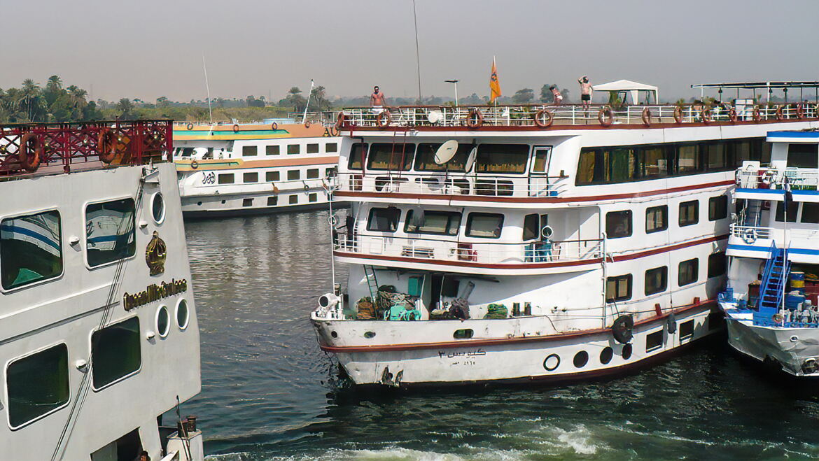 Embouteillage sur le Nil