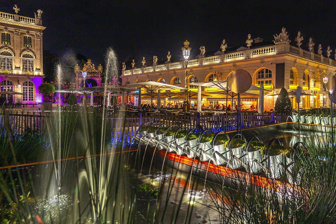 Fontaines éphémères Place Stanislas Nancy