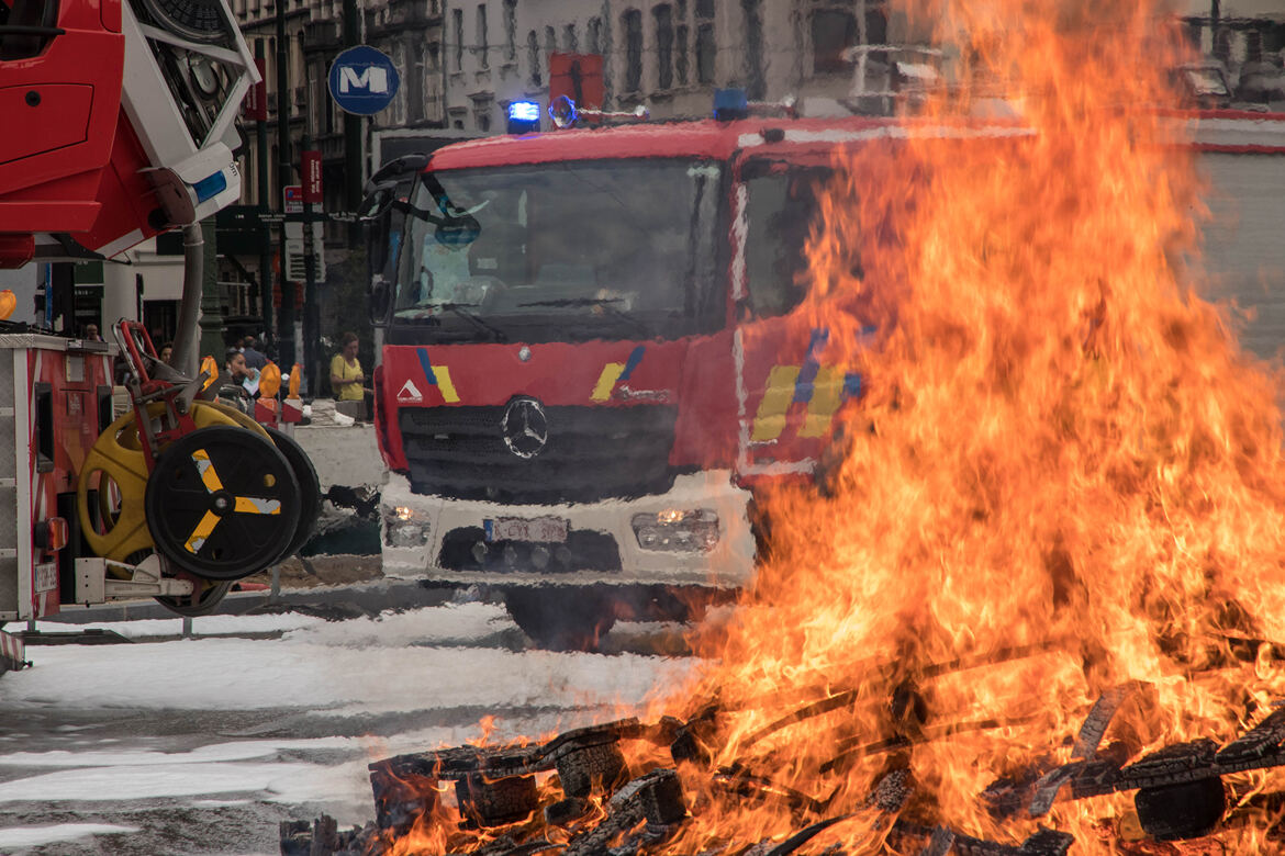 Manifestation de Pompiers