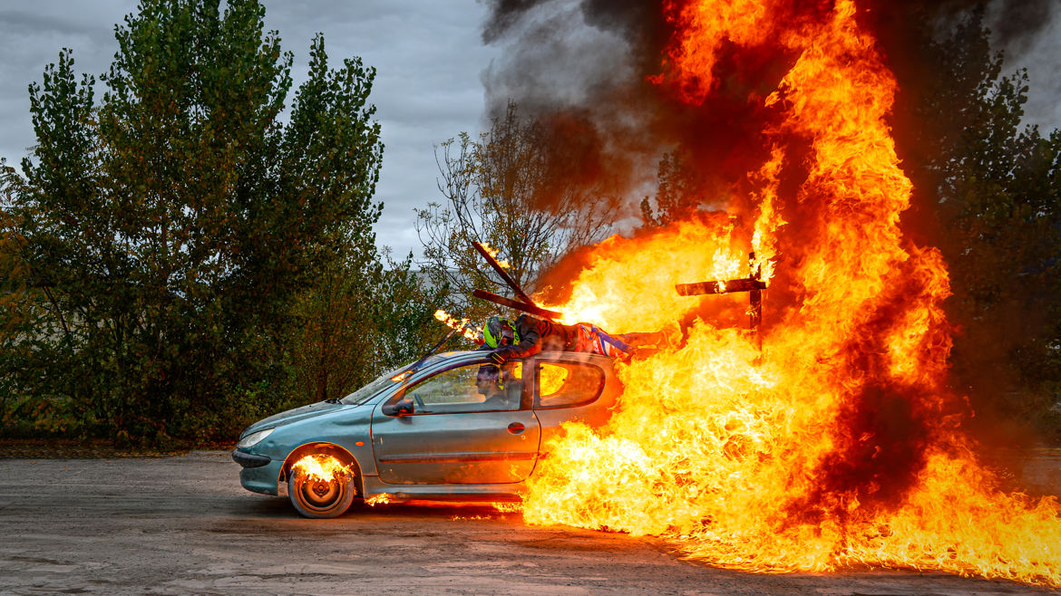 La sortie du mur de feu