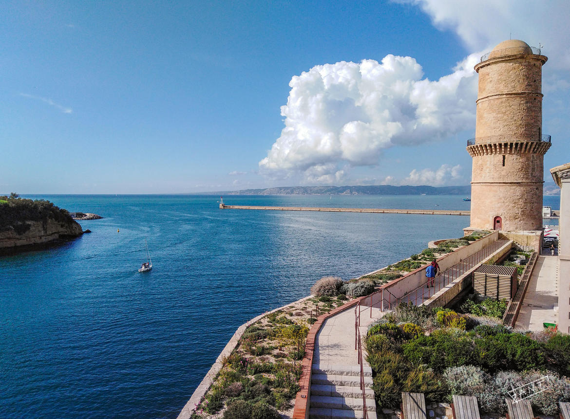 Vue du fort Saint Jean