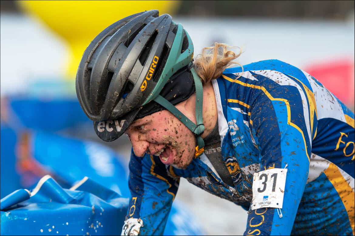 L'intensité d'une course cyclisme de cyclo-cross