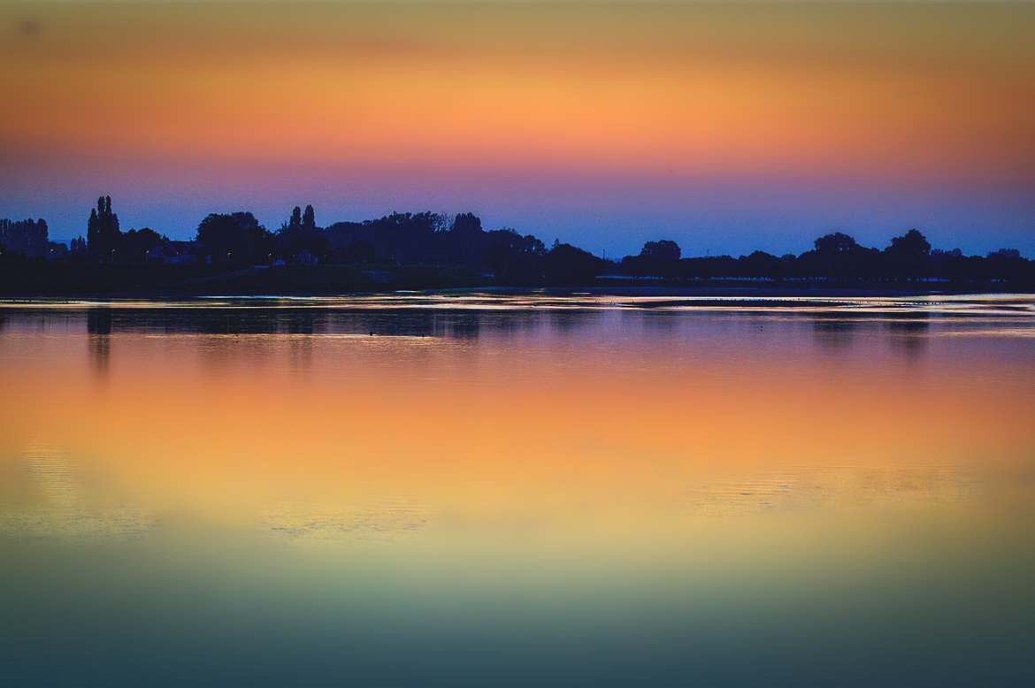 lueur matinale en bord de Loire